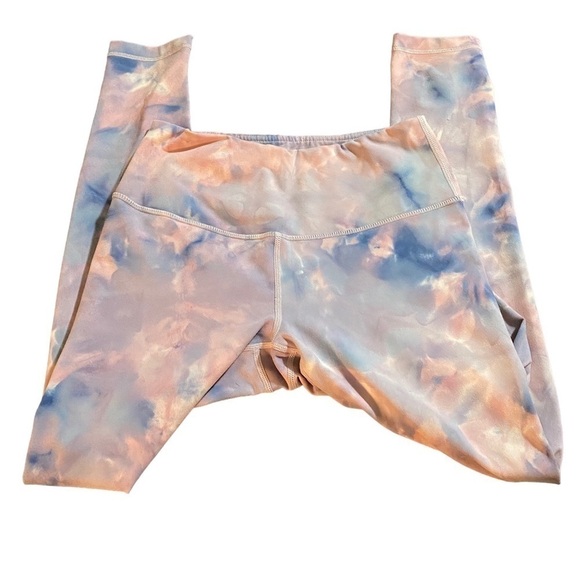 Zella Size Small Yoga leggings pink and purple clouds - Picture 2 of 5